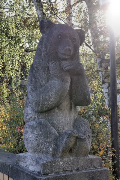 Skulptur Bär