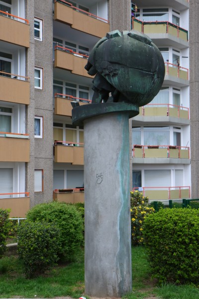 Fußballskulptur