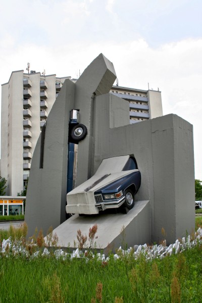 Cadillac-Skulptur