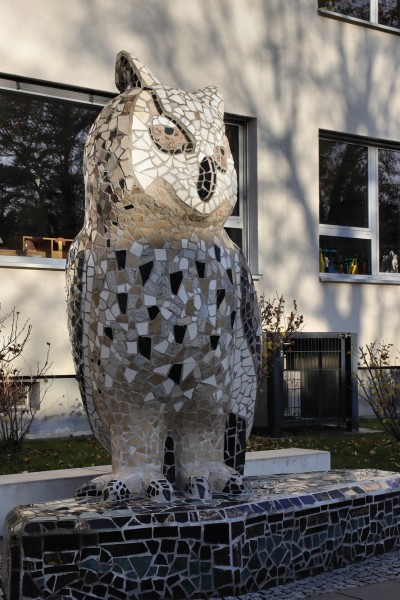 Mosaikskulptur Eule