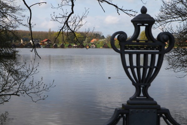 Geländer Liebesinselbrücke - Mirower See