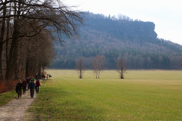 Kirchweg - Lilienstein