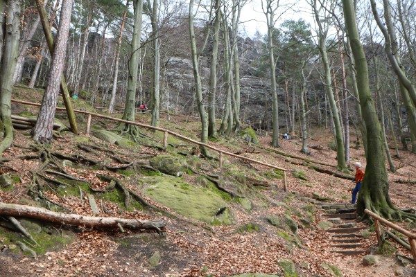 Lilienstein Südaufstieg