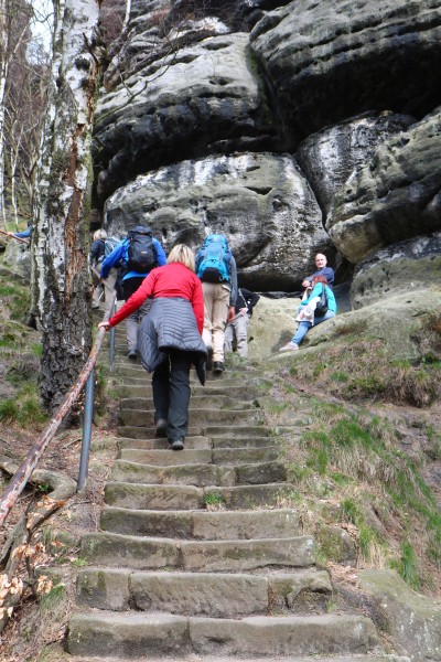 Lilienstein Südaufstieg