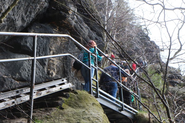 Lilienstein Südaufstieg