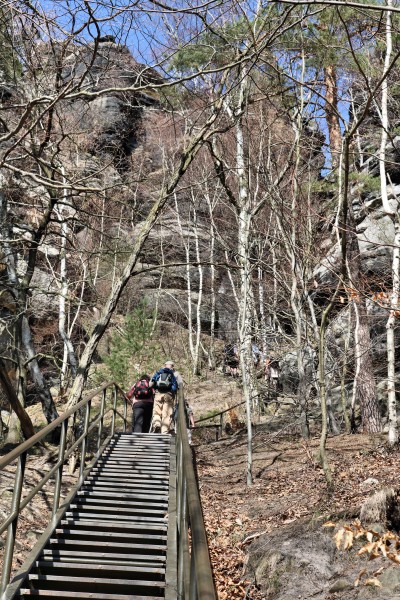 Südaufstieg Lilienstein