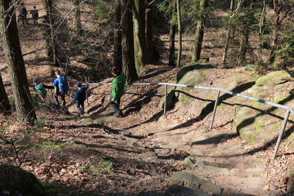 Lottersteig - Treppe