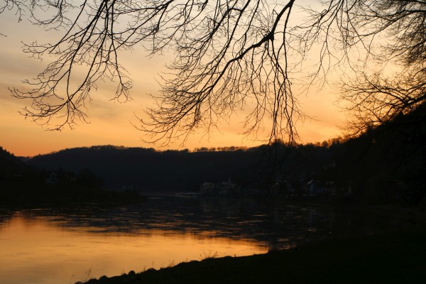 Abendstimmung Elbe