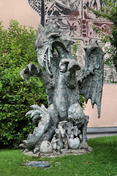 Skulptur Drache