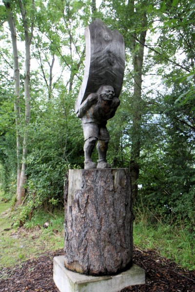 Skulptur Bergbauer