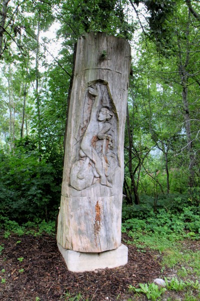 Skulptur Radfahrer