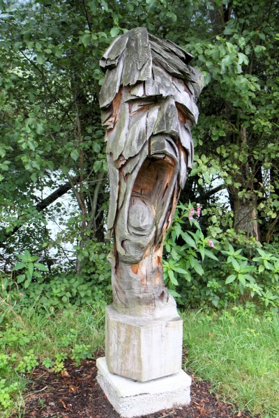 Skulptur Stummer Schrei