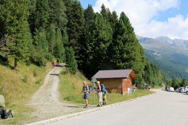 Weg Olperer Hütte