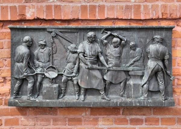 Bronzerelief